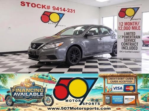 Gun Metallic 2018 Nissan Altima 2.5 SV