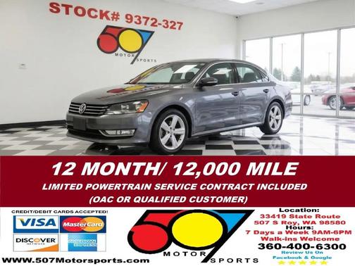 Platinum Gray Metallic 2015 Volkswagen Passat 1.8T Limited Edition
