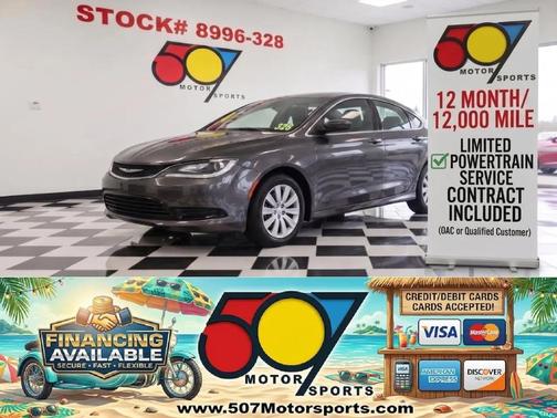 Granite Crystal Metallic 2016 Chrysler 200 LX