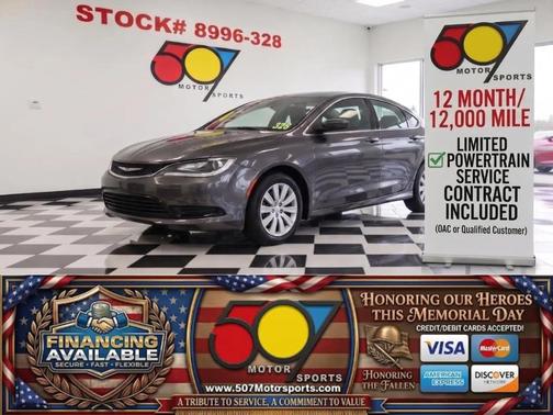 Granite Crystal Metallic 2016 Chrysler 200 LX