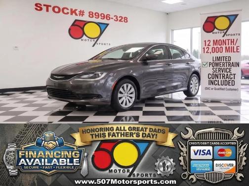 Granite Crystal Metallic 2016 Chrysler 200 LX