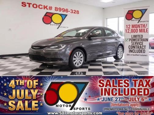 Granite Crystal Metallic 2016 Chrysler 200 LX