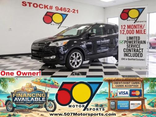White Platinum Metallic Tri-Coat 2015 Ford Escape Titanium