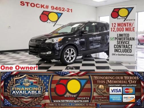 White Platinum Metallic Tri-Coat 2015 Ford Escape Titanium