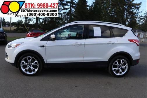 White Platinum Tricoat 2014 Ford Escape Titanium