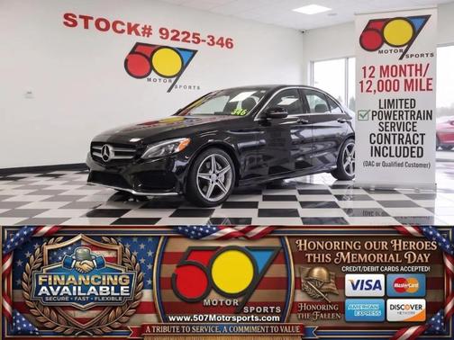 Black 2015 Mercedes-Benz C-Class C 300 4MATIC