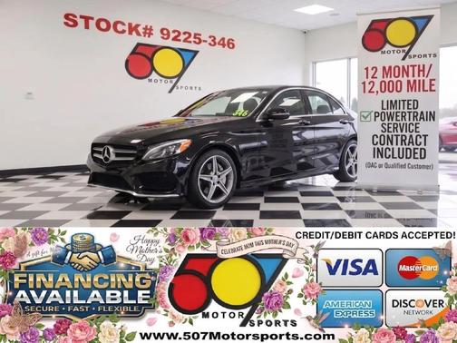 Black 2015 Mercedes-Benz C-Class C 300 4MATIC