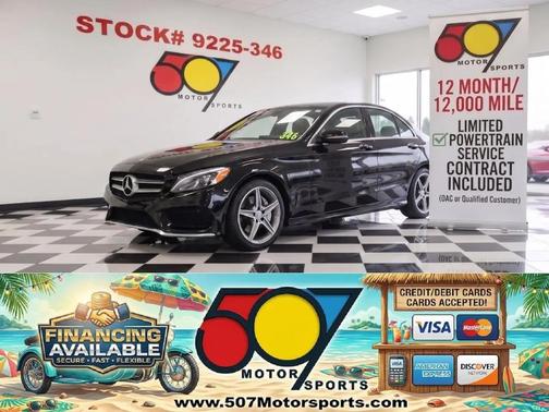 Black 2015 Mercedes-Benz C-Class C 300 4MATIC