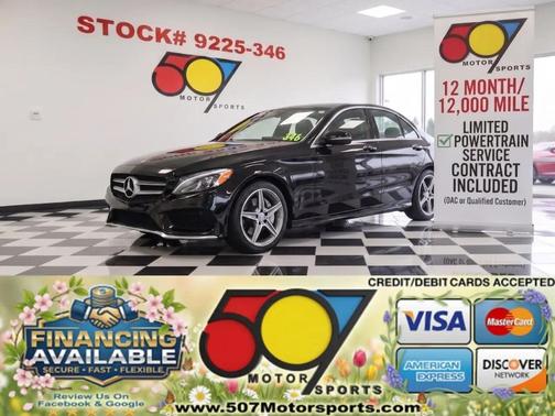 Black 2015 Mercedes-Benz C-Class C 300 4MATIC