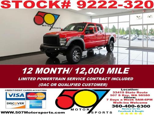 2008 Ford F-350 FX4 Crew Cab Long Bed 4WD