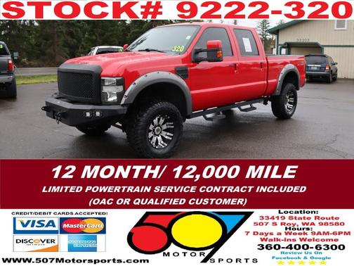 2008 Ford F-350 FX4 Crew Cab Long Bed 4WD