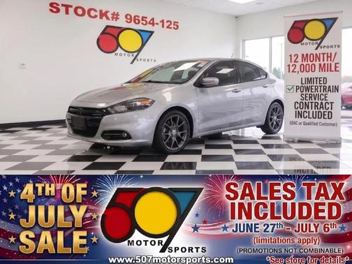 Billet Silver Metallic Clearcoat 2015 Dodge Dart SXT