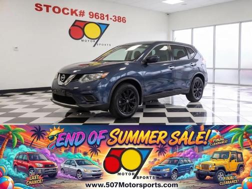 Arctic Blue Metallic 2016 Nissan Rogue S