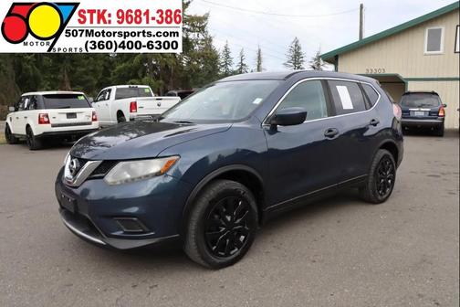 Arctic Blue Metallic 2016 Nissan Rogue S