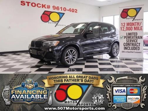 Black 2016 BMW X3 xDrive35i