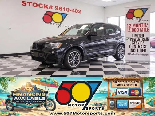 Black 2016 BMW X3 xDrive35i