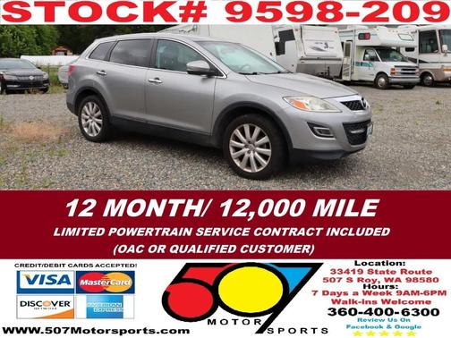 Liquid Silver Metallic 2010 Mazda CX-9 Grand Touring