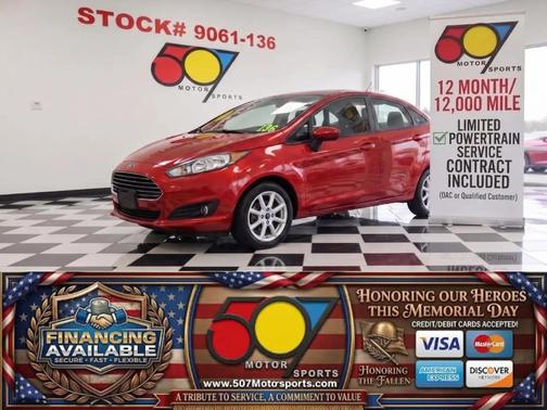 Hot Pepper Red Metallic Tinted Clearcoat 2019 Ford Fiesta SE