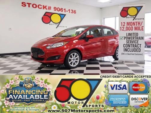 Hot Pepper Red Metallic Tinted Clearcoat 2019 Ford Fiesta SE