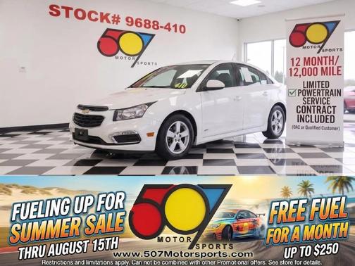Summit White 2016 Chevrolet Cruze Limited 1LT