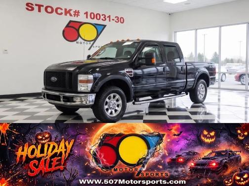 Black Clearcoat 2008 Ford F-350 Lariat