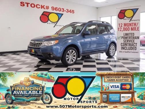 Blue 2011 Subaru Forester 2.5 X Limited