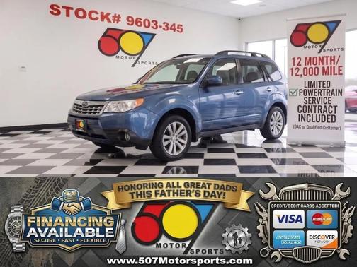 Blue 2011 Subaru Forester 2.5 X Limited