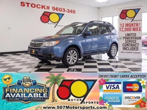 Blue 2011 Subaru Forester 2.5 X Limited
