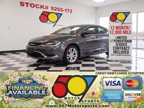 Granite Crystal Metallic Clearcoat 2016 Chrysler 200 Limited