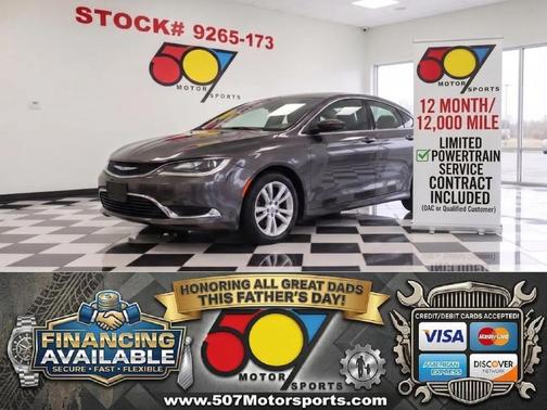 Granite Crystal Metallic Clearcoat 2016 Chrysler 200 Limited