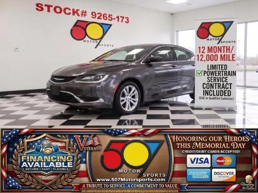 Granite Crystal Metallic Clearcoat 2016 Chrysler 200 Limited