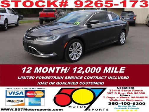 2016 Chrysler 200 Limited