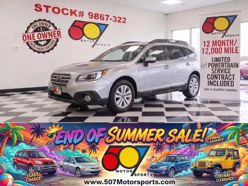 Ice Silver Metallic 2018 Subaru Outback 2.5i Premium