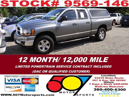 Gray 2006 Dodge Ram 1500 SLT Quad Cab