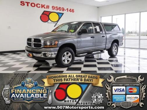 Gray 2006 Dodge Ram 1500 SLT Quad Cab