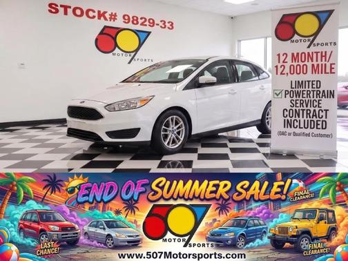 Oxford White 2018 Ford Focus SE