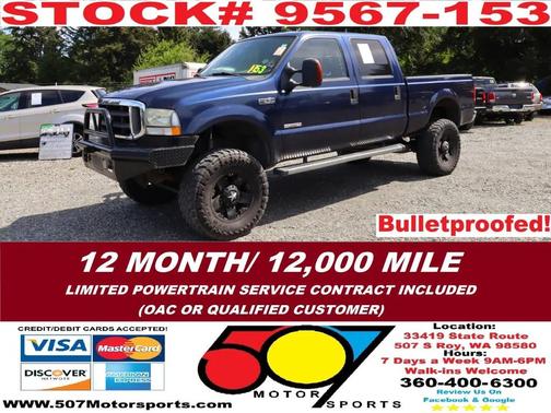 True Blue Clearcoat Metallic 2004 Ford F-250 XLT Crew Cab