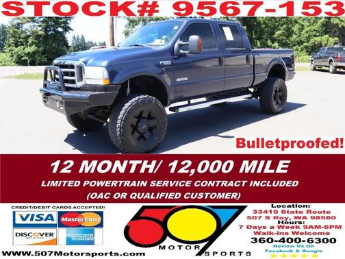 True Blue Clearcoat Metallic 2004 Ford F-250 XLT Crew Cab