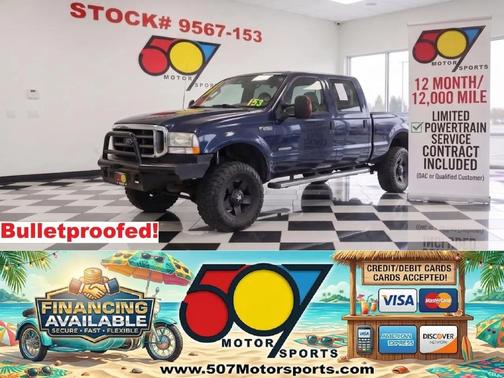True Blue Clearcoat Metallic 2004 Ford F-250 XLT Crew Cab