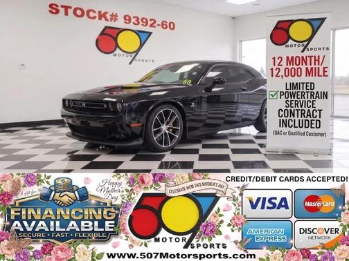 Pitch Black Clearcoat 2015 Dodge Challenger R/T Scat Pack