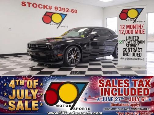 Pitch Black Clearcoat 2015 Dodge Challenger R/T Scat Pack