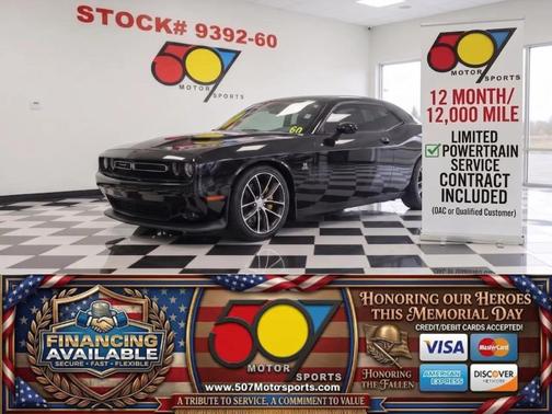 Pitch Black Clearcoat 2015 Dodge Challenger R/T Scat Pack