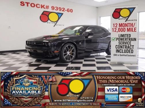 Pitch Black Clearcoat 2015 Dodge Challenger R/T Scat Pack