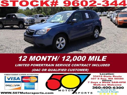 Marine Blue Pearl 2014 Subaru Forester 2.5i Premium