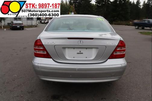 Silver 2004 Mercedes-Benz C-Class 4MATIC