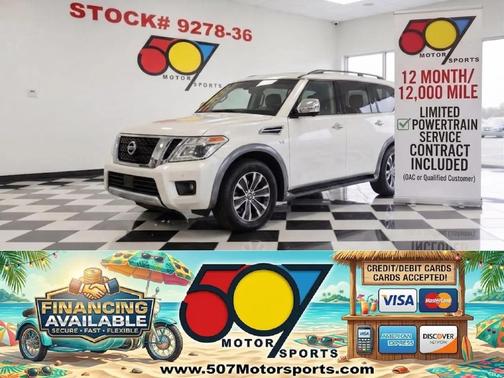 Pearl White 2017 Nissan Armada SL
