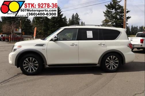 Pearl White 2017 Nissan Armada SL