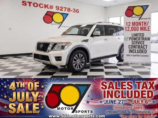Pearl White 2017 Nissan Armada SL