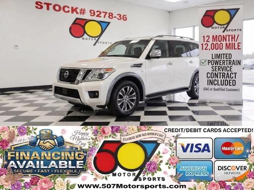Pearl White 2017 Nissan Armada SL