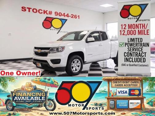 Summit White 2018 Chevrolet Colorado LT